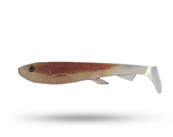 Wolfcreek Magnum Shad - Ghost Red Glitter Clear